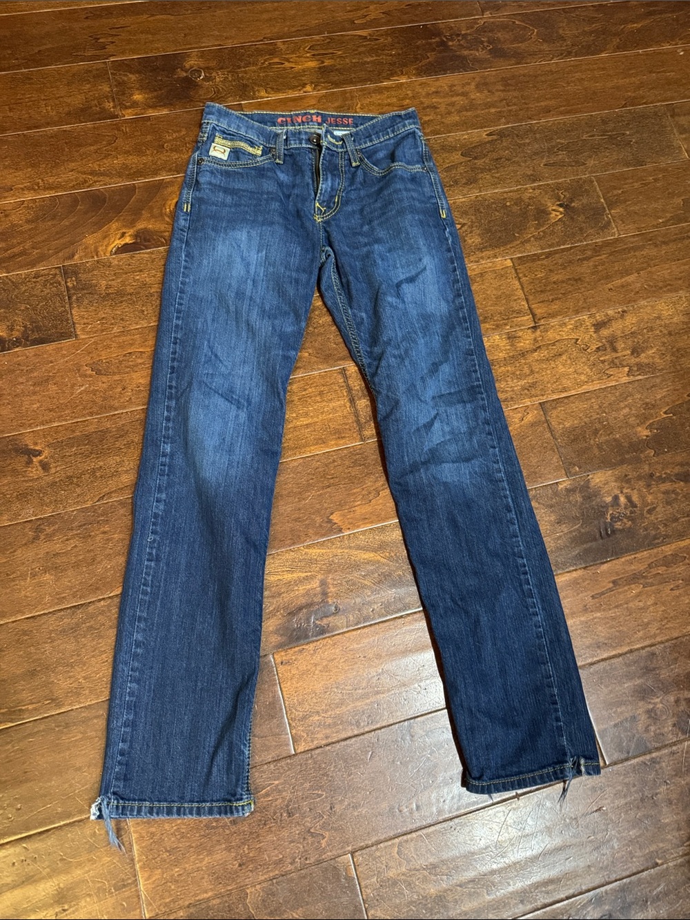 Cinch Dark Blue Denim Jeans 28x34
